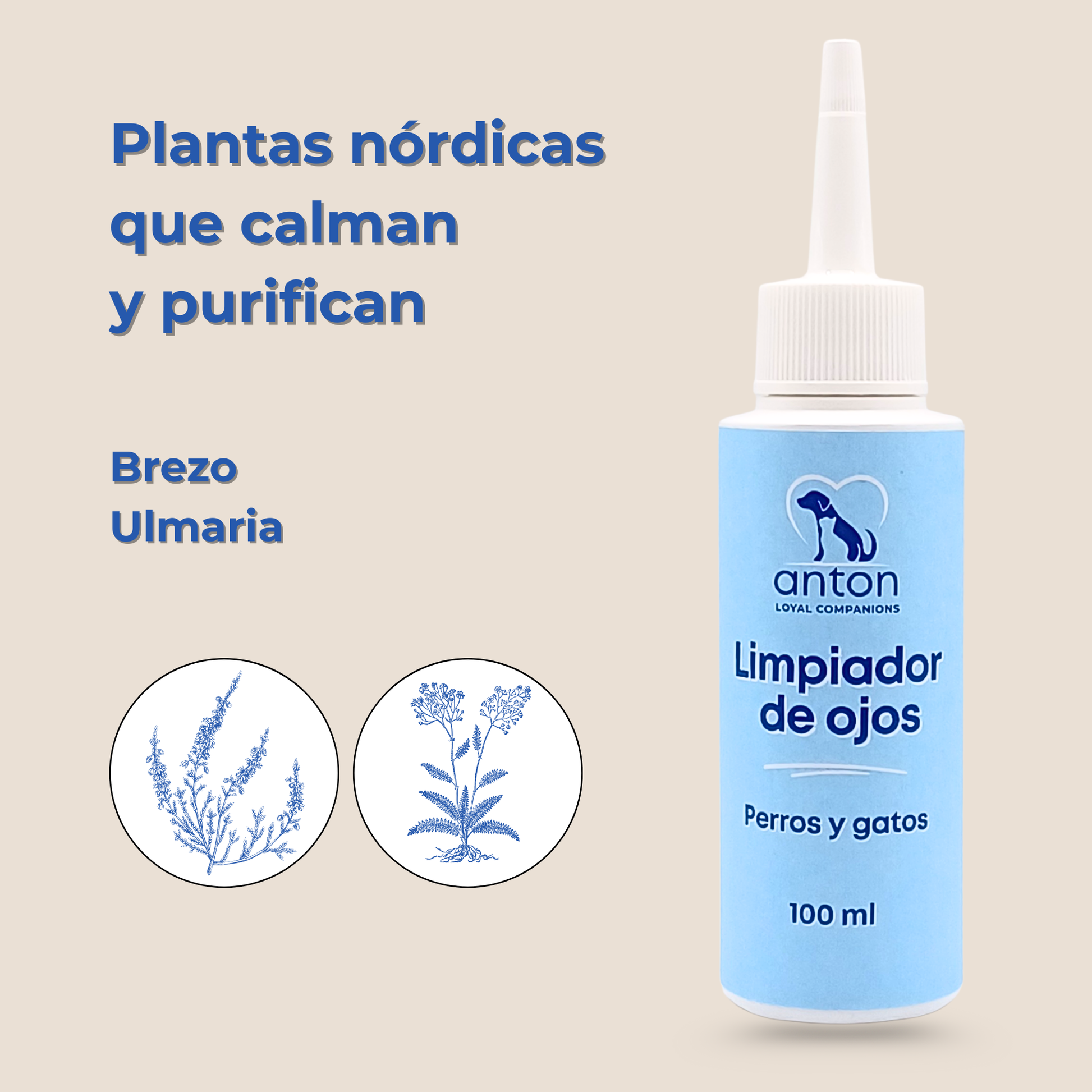 Limpiador natural para la higiene ocular de perros y gatos – 100 ml_2