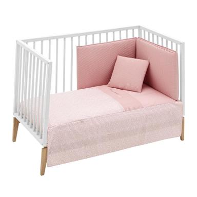 Conjunto de edredão 2 peças IV Berço 60 Forest 60x120x3 cm Cambrass Rosa Floresta Rosa