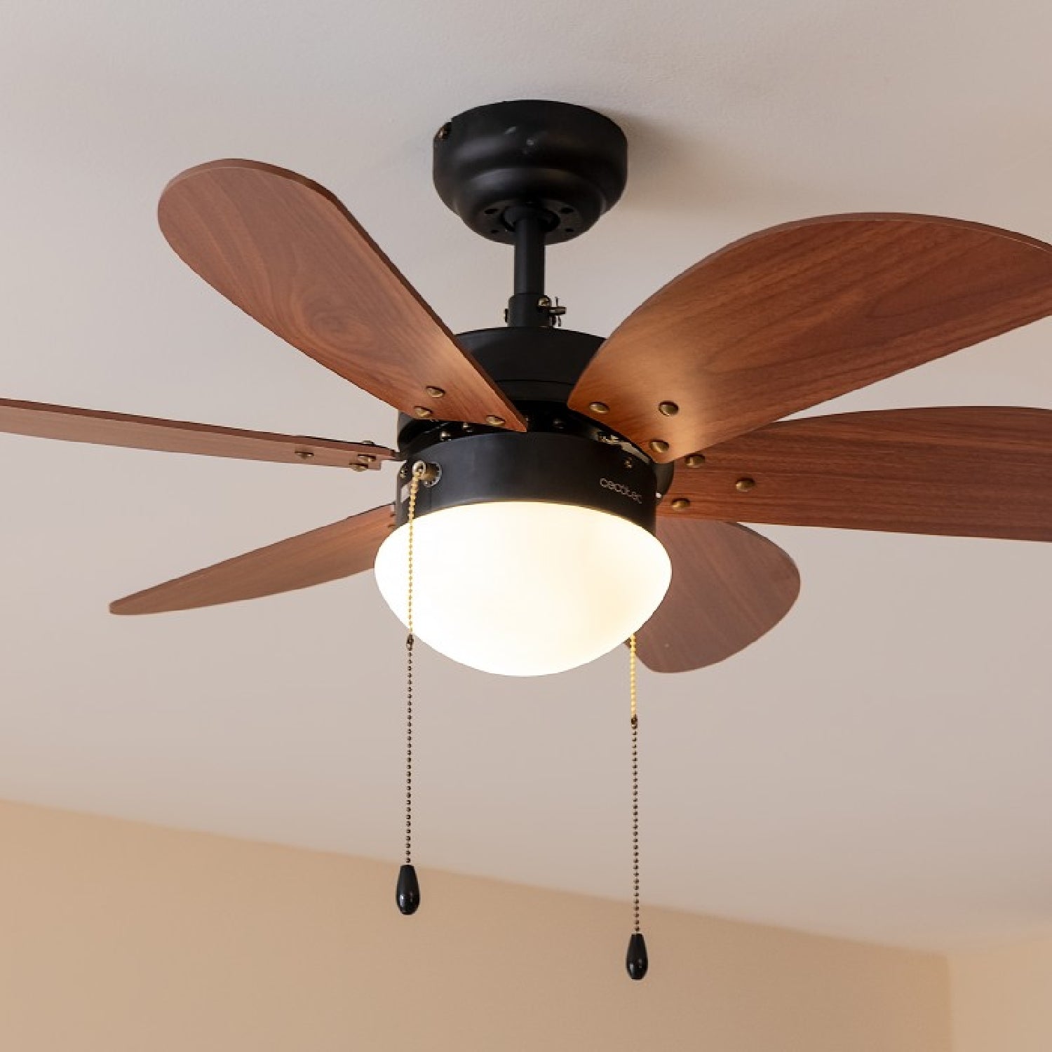 Cecotec Ventilador De Techo Con Luz Energysilence Aero 365 Black&wood Cecotec_1