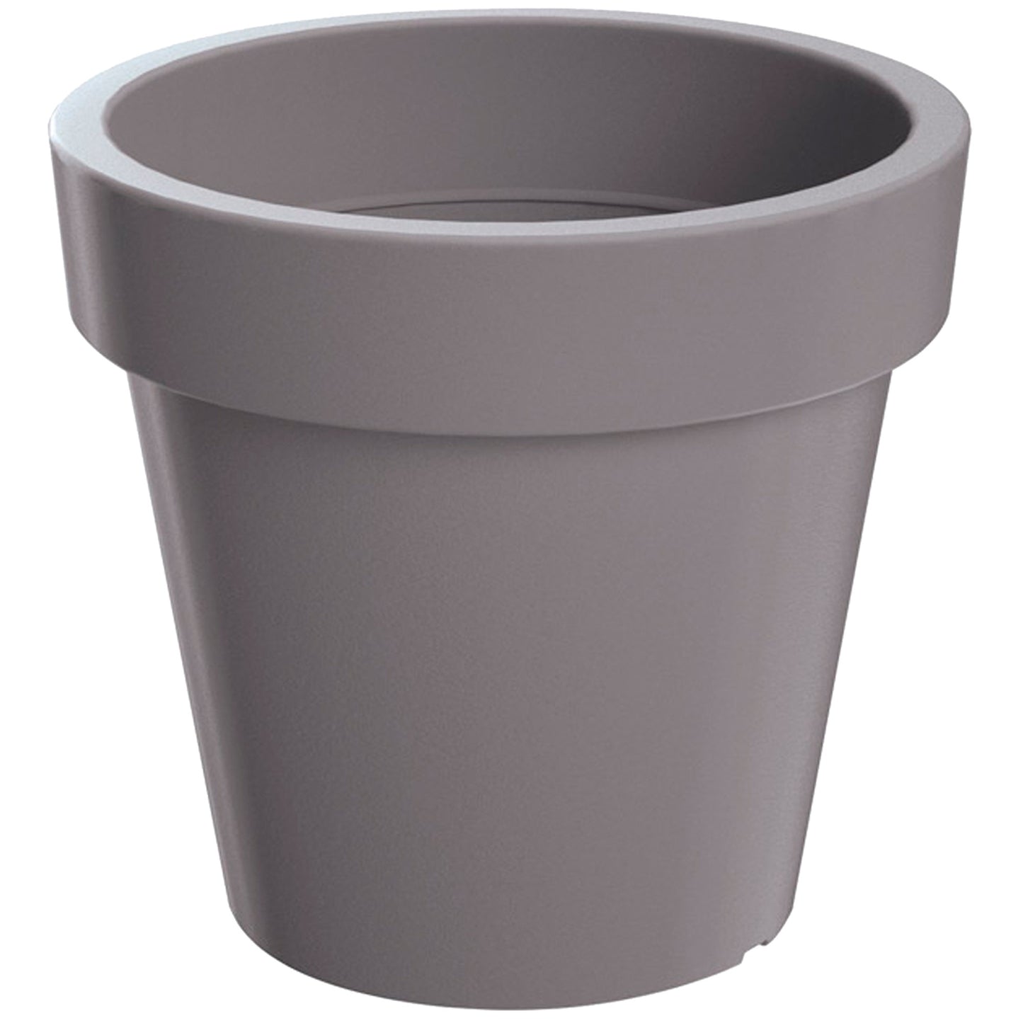 2x Maceta De Plastico Lofly En Color Gris 24,5 (largo) X 24,5 (ancho) X 22,5 (alto) Cm_2