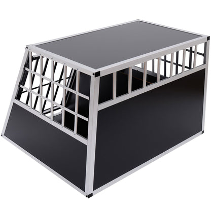 Pawhut Jaula Aluminio Para Perros Transportín Aluminio De Perro 104x91x69 Cm_4