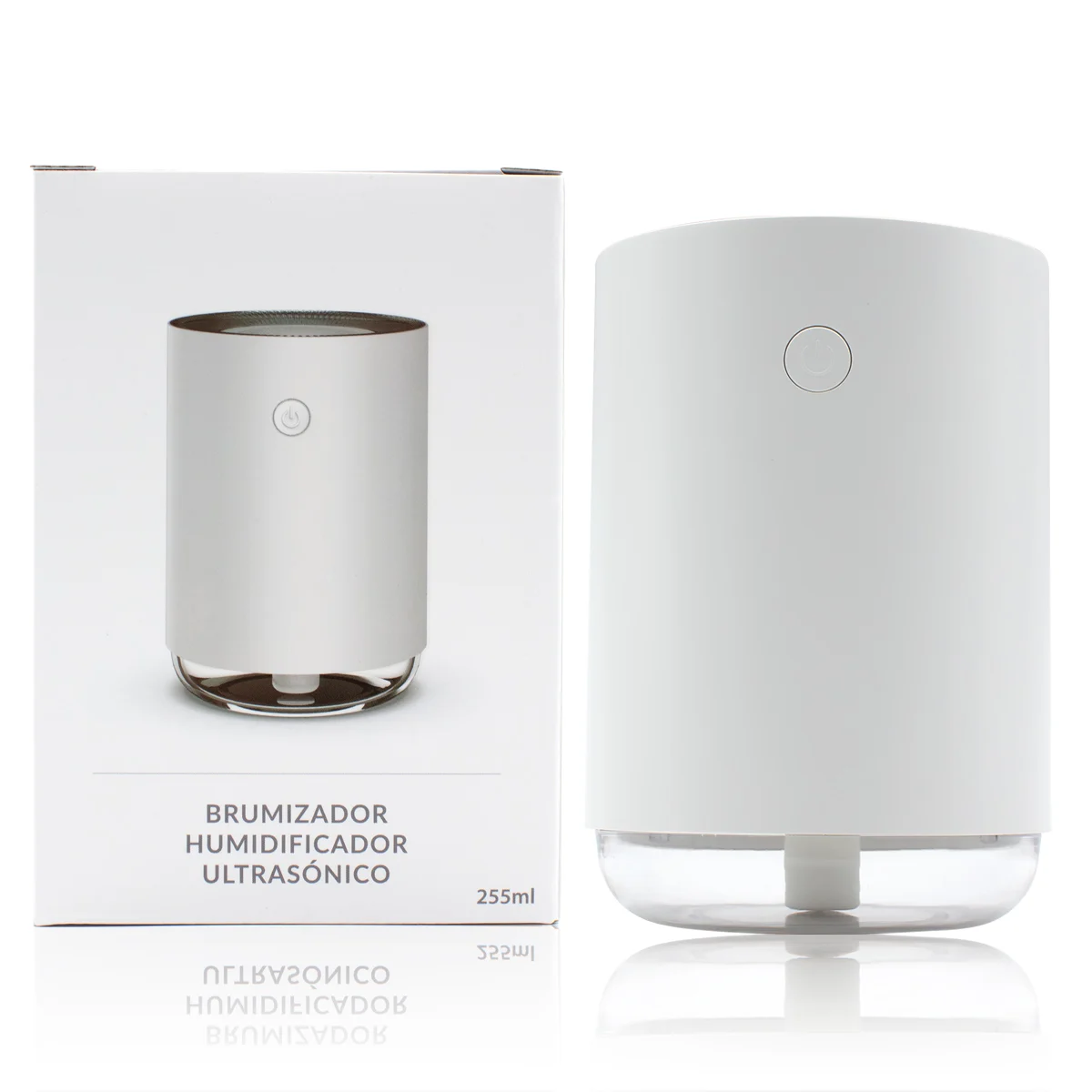 Brumizador Ultrasónico 255 ml White SYS Aromas | Humidificador con Luz Led | Aromaterapia y Bienestar_0