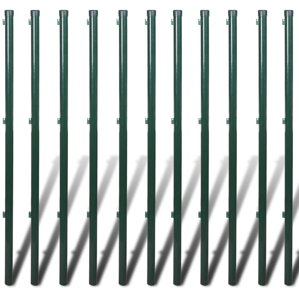 Valla Metálica Con Estacas Postes Acero Galvanizado 0,8x25 M / Vetonek_2
