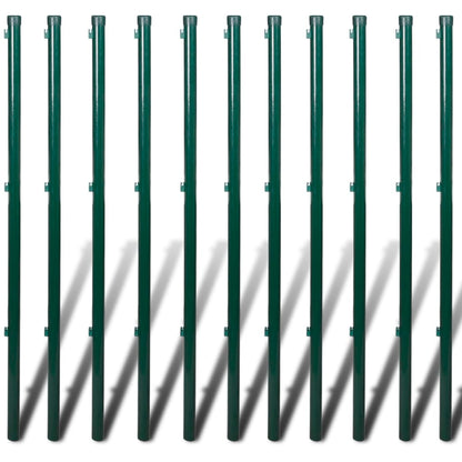 Valla Metálica Con Estacas Postes Acero Galvanizado 0,8x25 M / Vetonek_2
