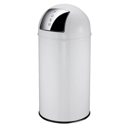 Eko Cubo De Basura Con Tapa A Presión 40 L Blanco_0