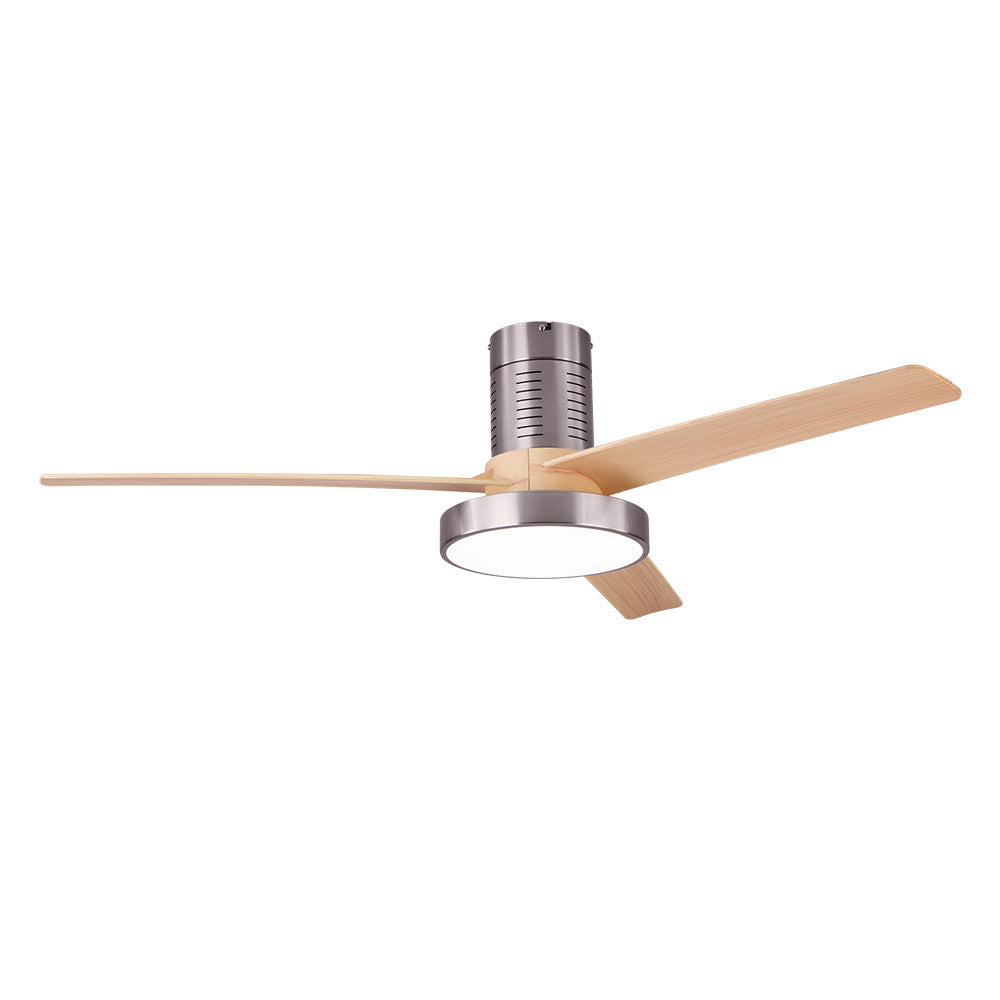 Ventilador Dc Pax 40w 3200lm Niquel 3 Aspas Haya 32x139d 3000-4000-6000k C/remoto , Memoria Y Temporizador_2