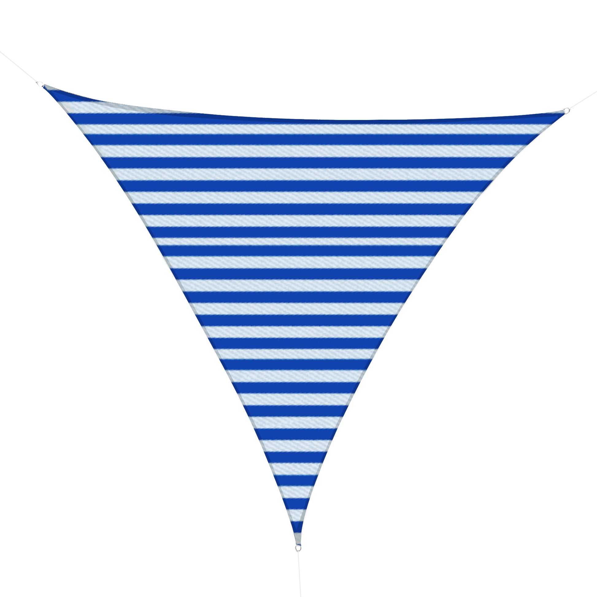 Outsunny Toldo Vela De Sombra Triangular 5x5x5m Hdpe Transpirable Protección Uv_0