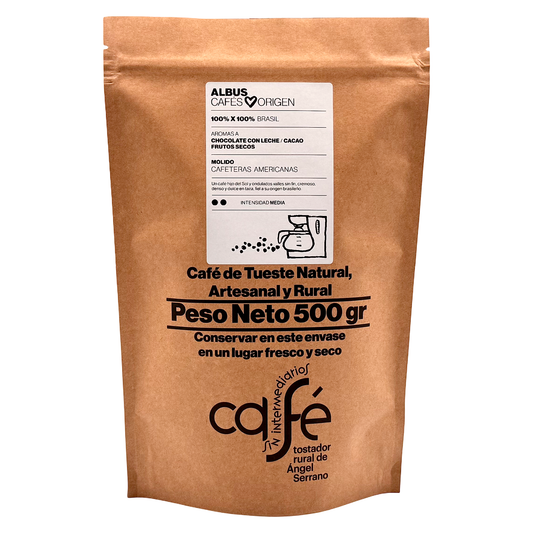 Cafe Sin Intermediarios Café Brasil Albus Molido Americana 500 G_0