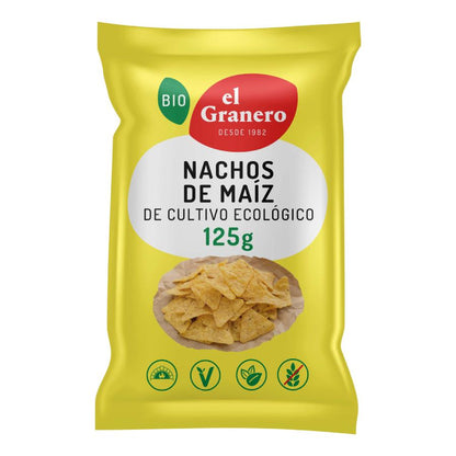 Nachos Biológicos El Granero, 125 g