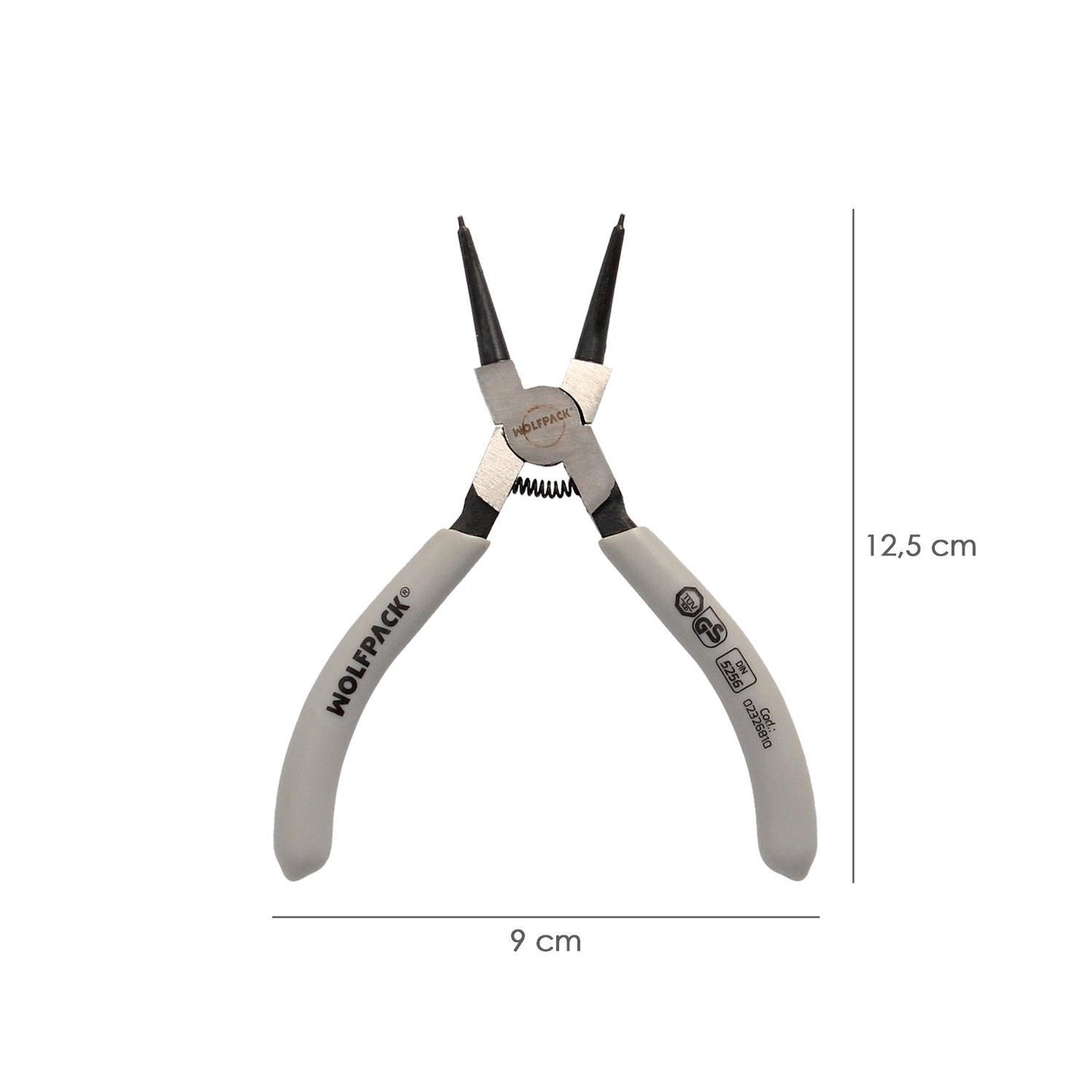 Alicates Arandelas Interiores Recto 125 Mm. Acero Din 5256. Anillos De Presion, Anillos De Retención, Arandelas Circlips