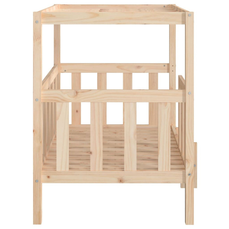Vidaxl Cama Para Perros Madera Maciza De Pino 105,5x83,5x100 Cm_5
