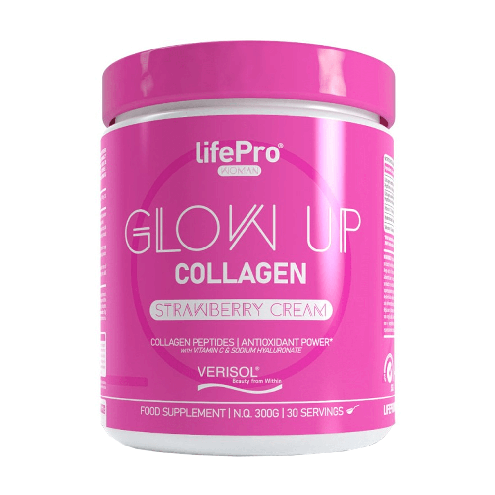 Glow Up Collagen - 300g - Nata Y Fresa - Colágeno - Lifepro_0