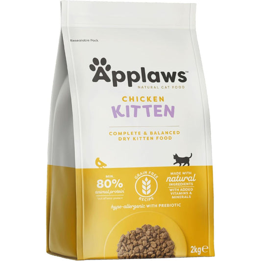Applaws Cat Dry Kitten Chicken 2 kg Alimento natural sem cereais para gatinhos