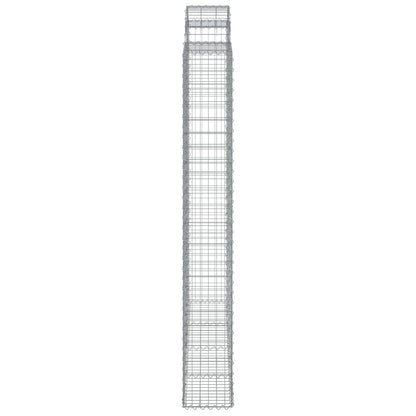 Cestas De Gaviones 4 Uds Forma De Arco Hierro 200x30x220/240 Cm_4