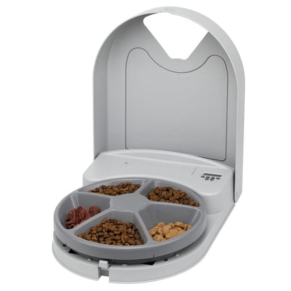 Petsafe Comedero Para Mascotas 5 Comidas Eatwell Con Temporizador Gris_3