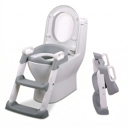 Bathby | Adaptador Wc Infantil Con Escalera | Plegable | Altura Ajustable | Cojín De Pvc | Antideslizante_0
