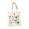 Bolsa de pano com estampado de frutas