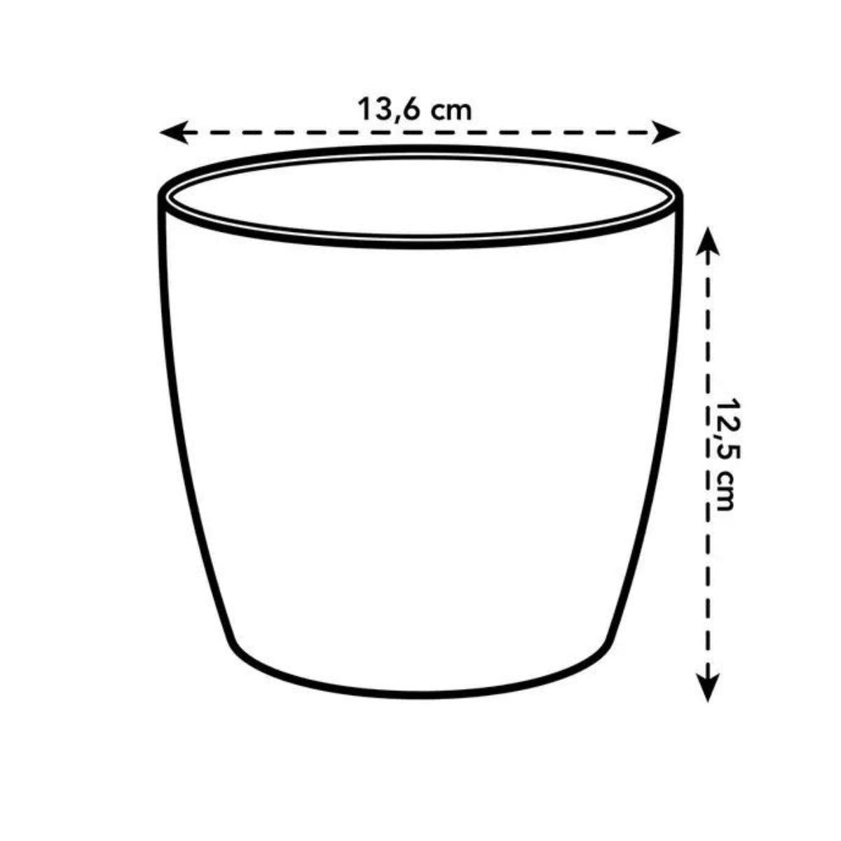 Coleção Elho Coffee Vaso Redondo Reciclado 14 cm