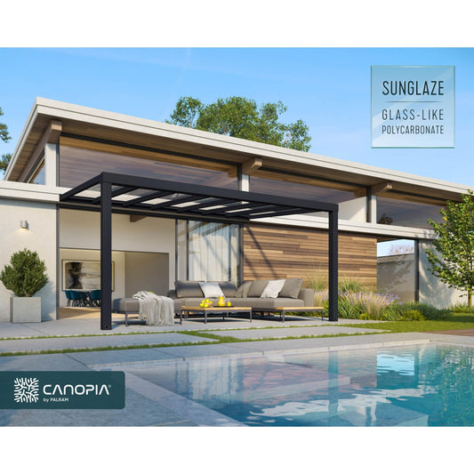 Pérgola anexa Stockholm 342x515 cm 