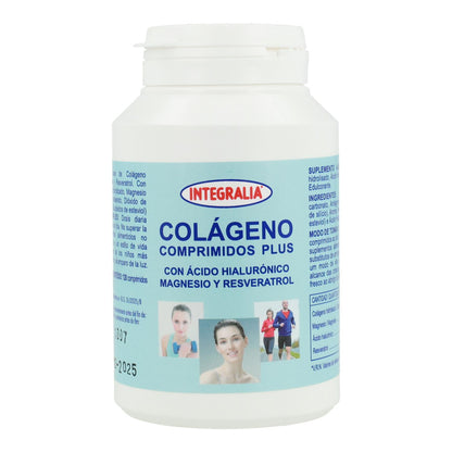 Colagénio com Ácido Hialurónico, Magnésio e Resveratrol Integralia, 120 comprimidos