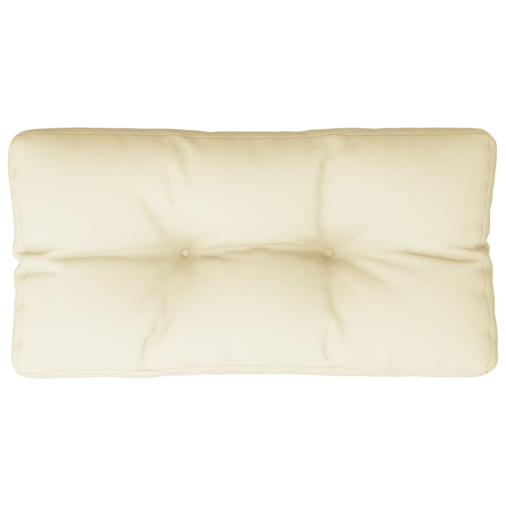 Vidaxl Cojín Para Sofá De Palets Tela Crema 70x40x12 Cm_5
