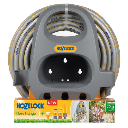 Kit de iniciação para suporte de mangueira Hozelock de 20 m e 12,5 mm