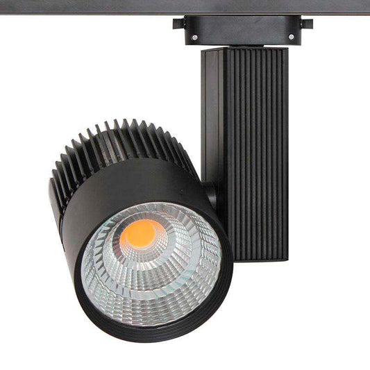 Foco Carril Monofásico Cronolux Chip Cree Led,, Negro, 35w, Blanco Cálido_0