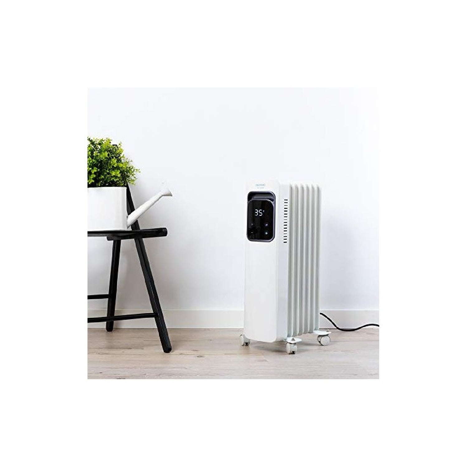 Cecotec Radiador Eléctrico De Aceite Ready Warm 7000 Touch. Bajo Consumo 7 Elementos 1500 W 3 Modos De Funcionamiento Pa_1
