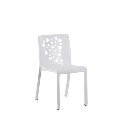 Silla Para Terraza O Jardín Modelo Sidney Acabado Blanco._4