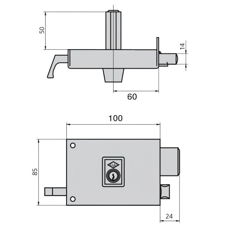 Cerradura Cvl 1125ar/ 10/he Izquierda_1