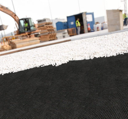 Rede geotêxtil anti-ervas daninhas Faura 1,25 x 10 m 100 g/m² preta