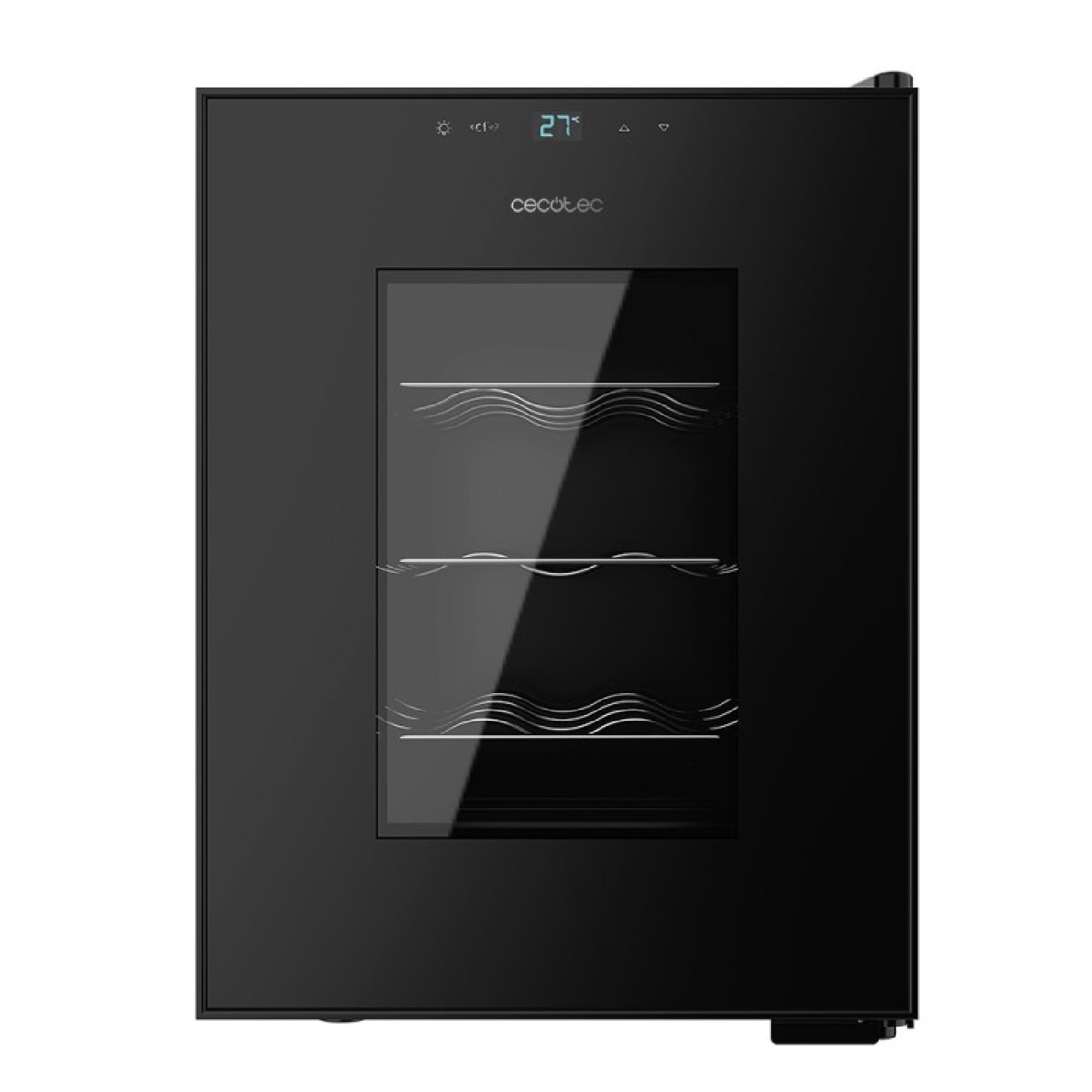 Vinoteca De 12 Botellas Bolero Grandsommelier 1220 Coolcrystal. 31 Litros, Sistema Termoeléctrico De Enfriamiento, Alto Rendimiento, Temperatura Reg_0