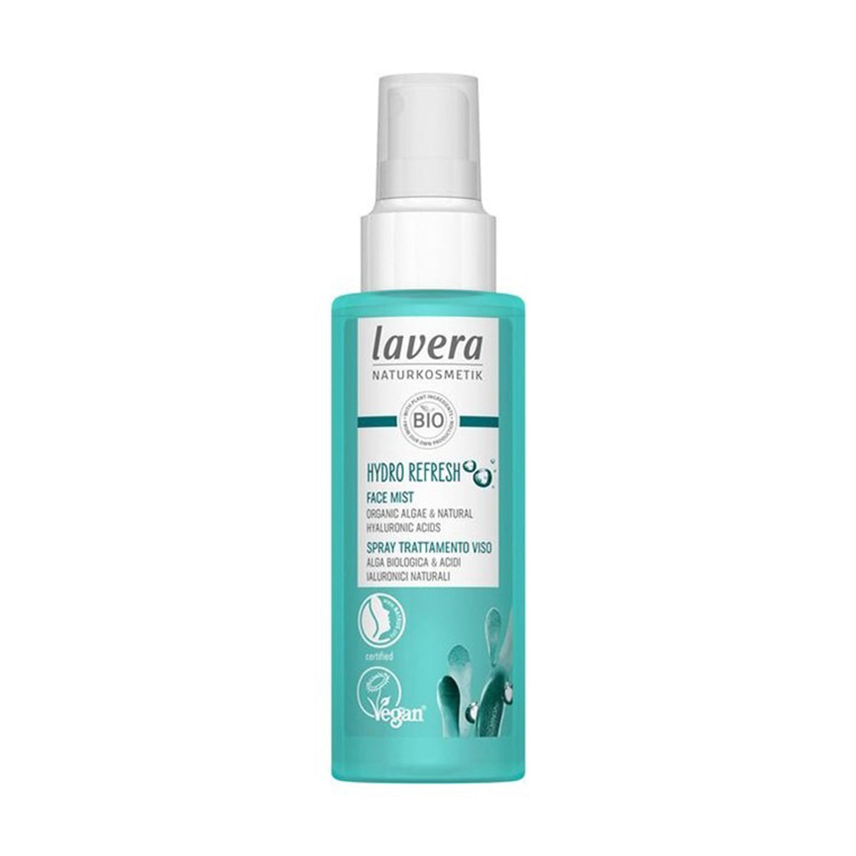Spray Refrescante Hydro Refresh Alga Bio Y Acido Hialuronico, LAVERA, 100ml