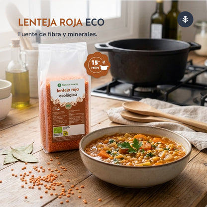 Pack de 2x Lentilhas Vermelhas ECO Planeta Huerto 500 g