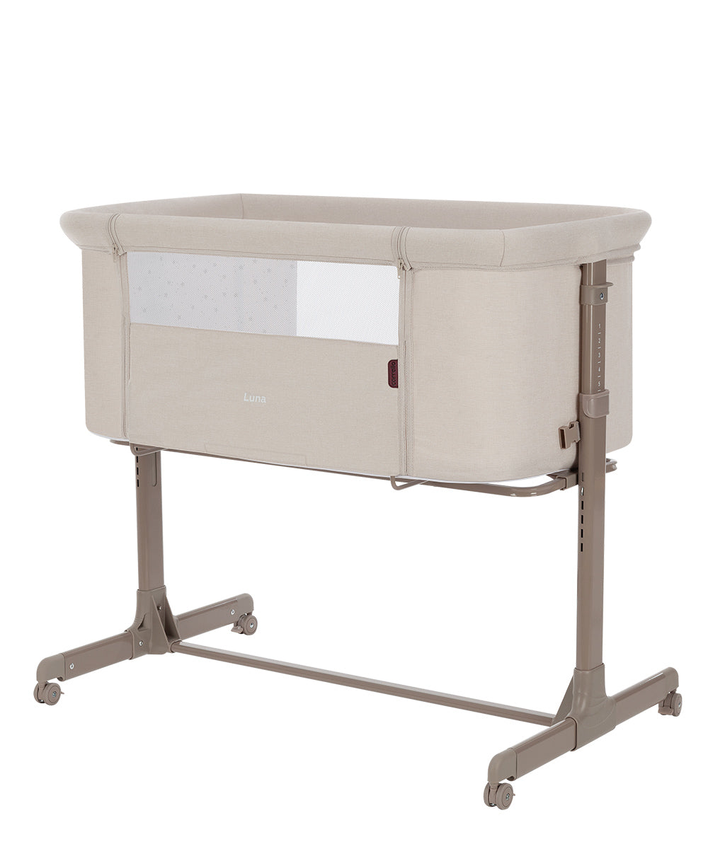 Carrello Minicuna Co-sleeping Para Bebe Luna Silk Beige_1