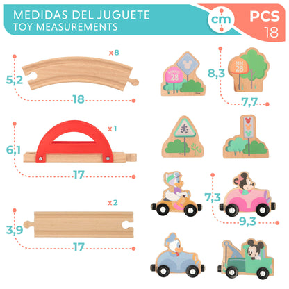 Woomax Disney Tren Madera Mickey Y Minnie_4