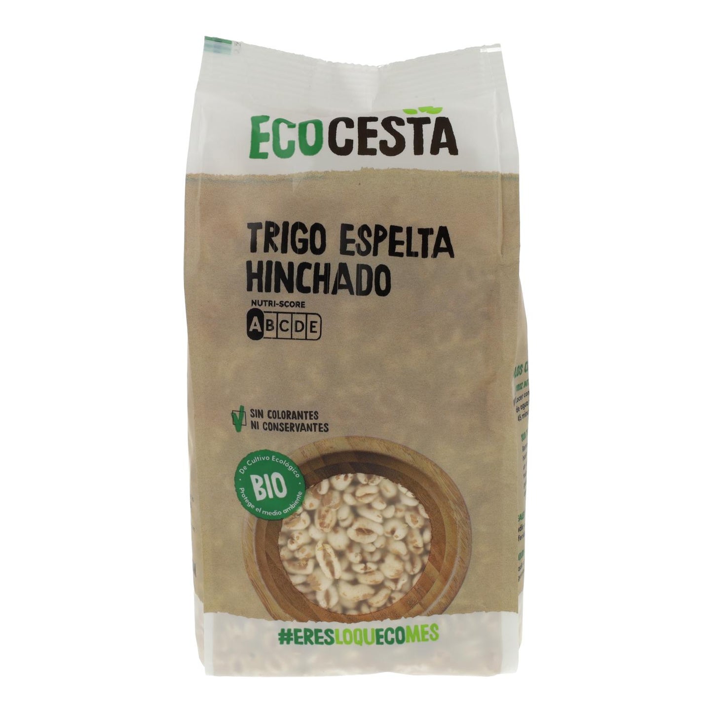 Embalagem de 2 unidades de trigo espelta tufado biológico Ecocesta, 125 g