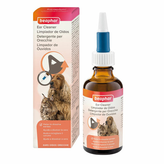 Limpador de ouvidos Beaphar para cães e gatos 50 ml