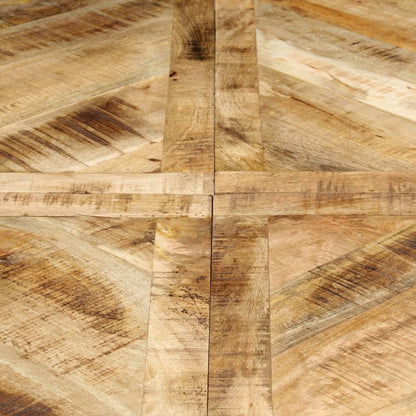 Mesa De Comedor Redonda De Madera Maciza De Mango 150x76 Cm_3