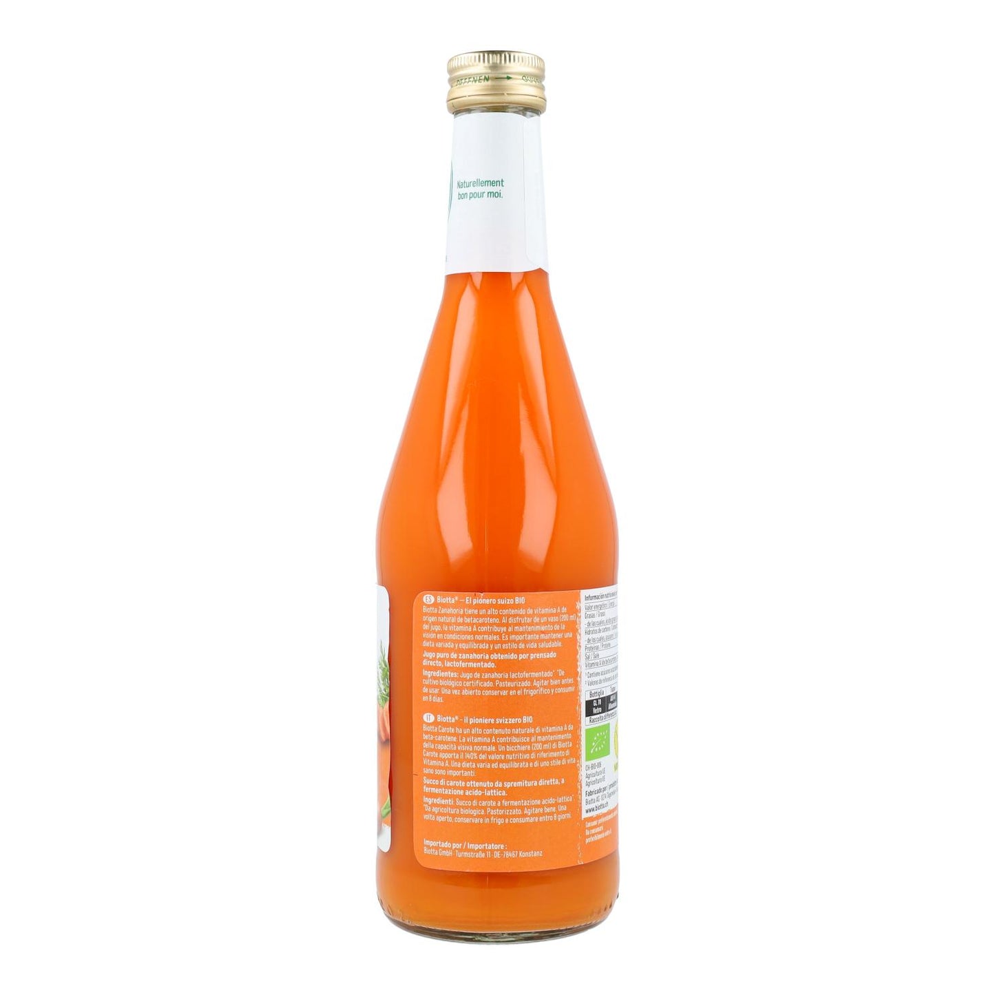 Sumo de Cenoura Biotta 500 ml