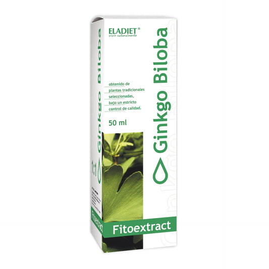 Fitoextrato de Ginkgo Biloba, 50 ml. Eladiet