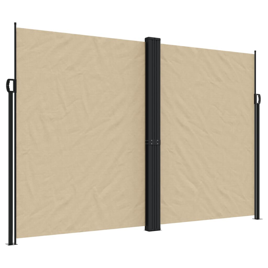 Vidaxl Toldo Lateral Retráctil Beige 220x1000 Cm_0