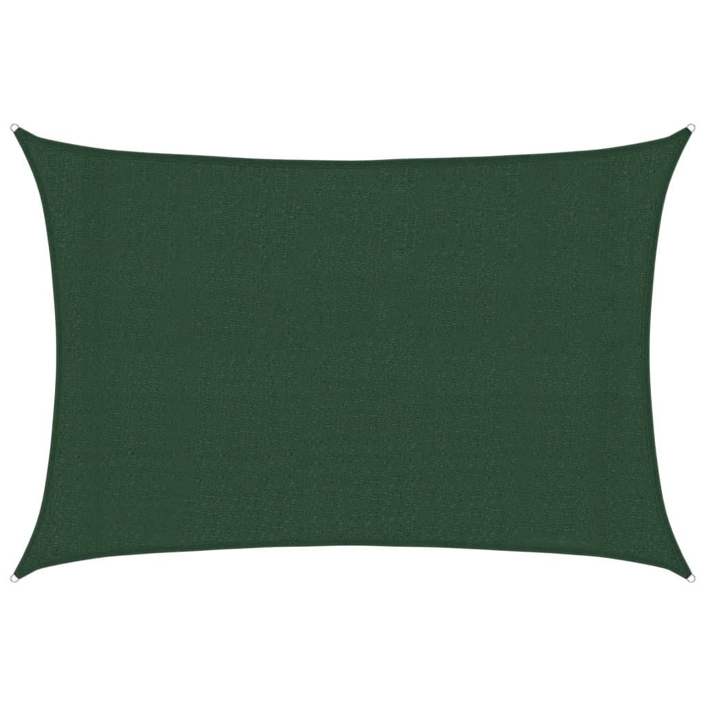 Toldo De Vela Verde Oscuro Hdpe 160 G/m² 3x4 M_0