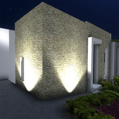 Foco De Jardín Garlux Wall, Chipled Lumileds, 20w, Blanco Cálido_4