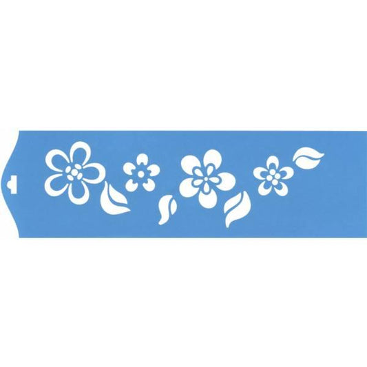 Modelo de stencil de flor