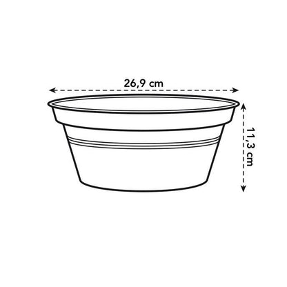 Taça redonda Elho Terra da Green Basics 33 cm