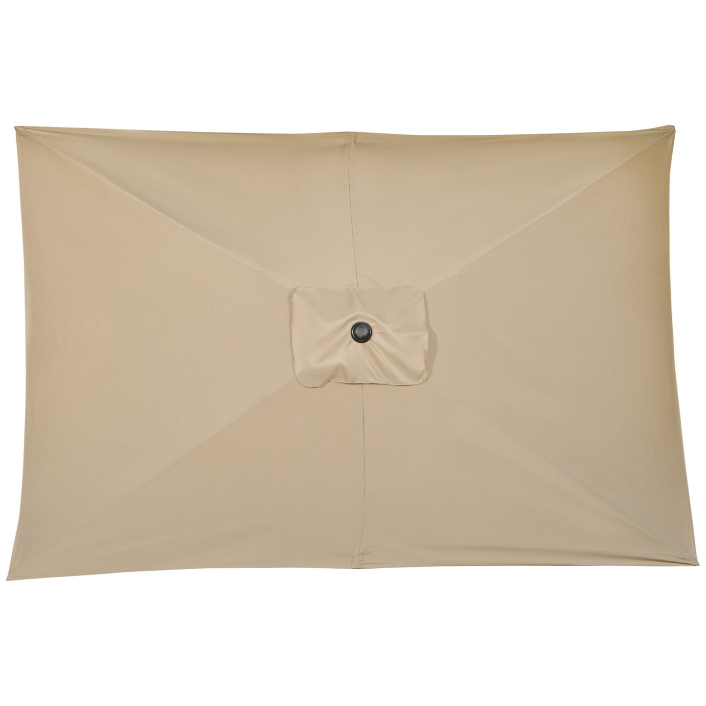 Outsunny Sombrilla Jardín Aluminio 200x300x253 Cm Inclinable Con Manivela Caqui_3