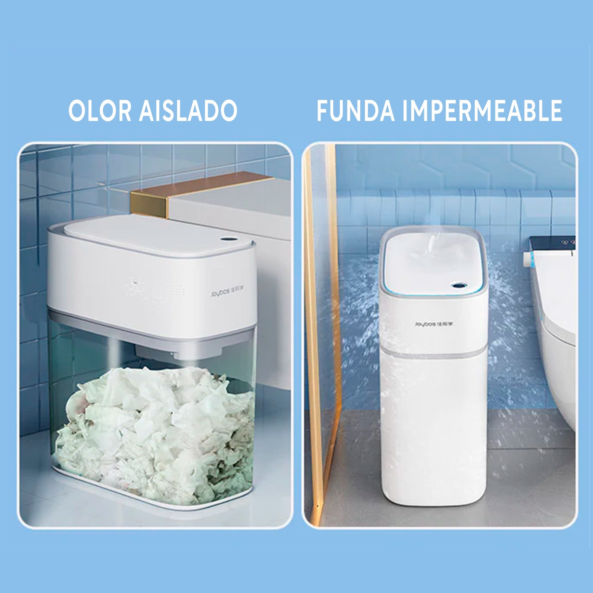 Papelera Cubo De Basura 15 L Con Sensor De Movimiento Inteligente Sin Contacto - Incluye 20 Bolsas De Basura_3