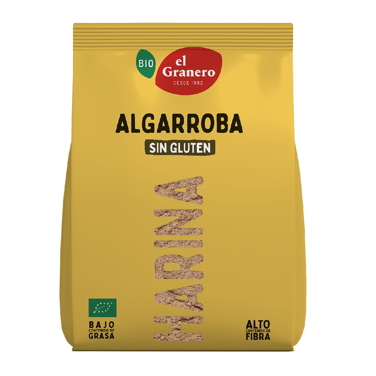 Harina de Algarroba Sin gluten El Granero 500 g
