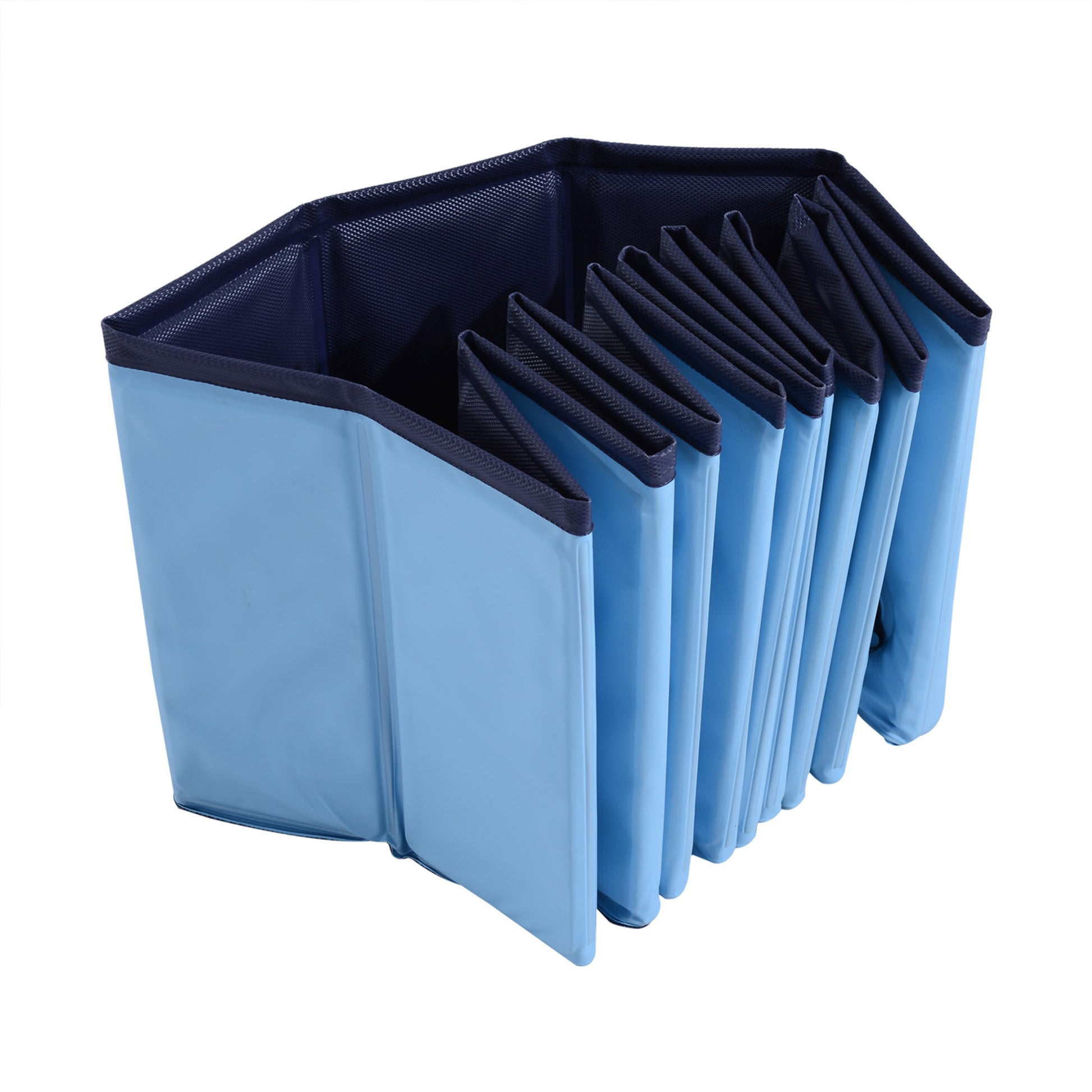 Pawhut Piscina Plegable Para Perros Bañera De Pvc Interior Y Exterior Ø100x30cm_4